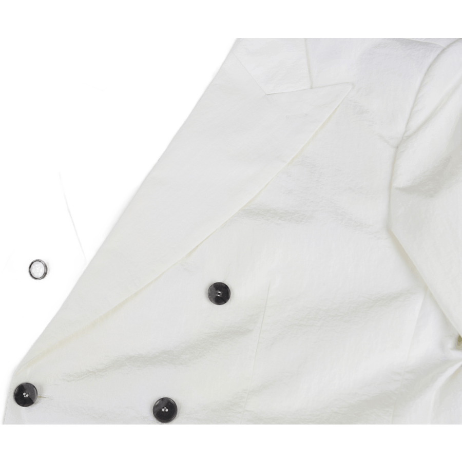 90. gadu neilona žakete balta