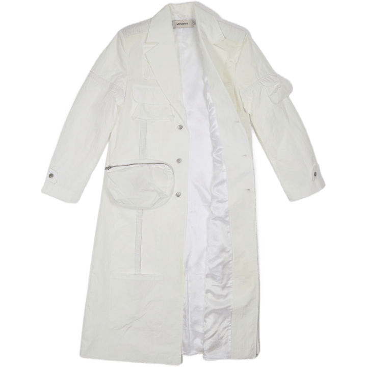 Manteau de pêcheur blanc