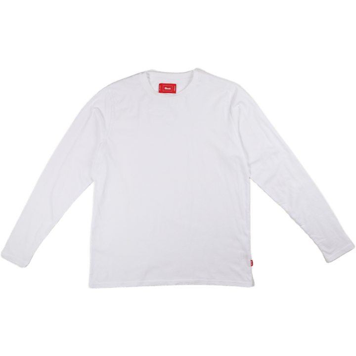 Blank - Maglietta a maniche lunghe bianca