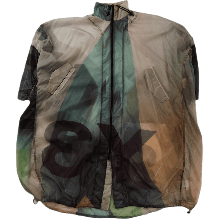 Aop Segeln Poncho Weiß