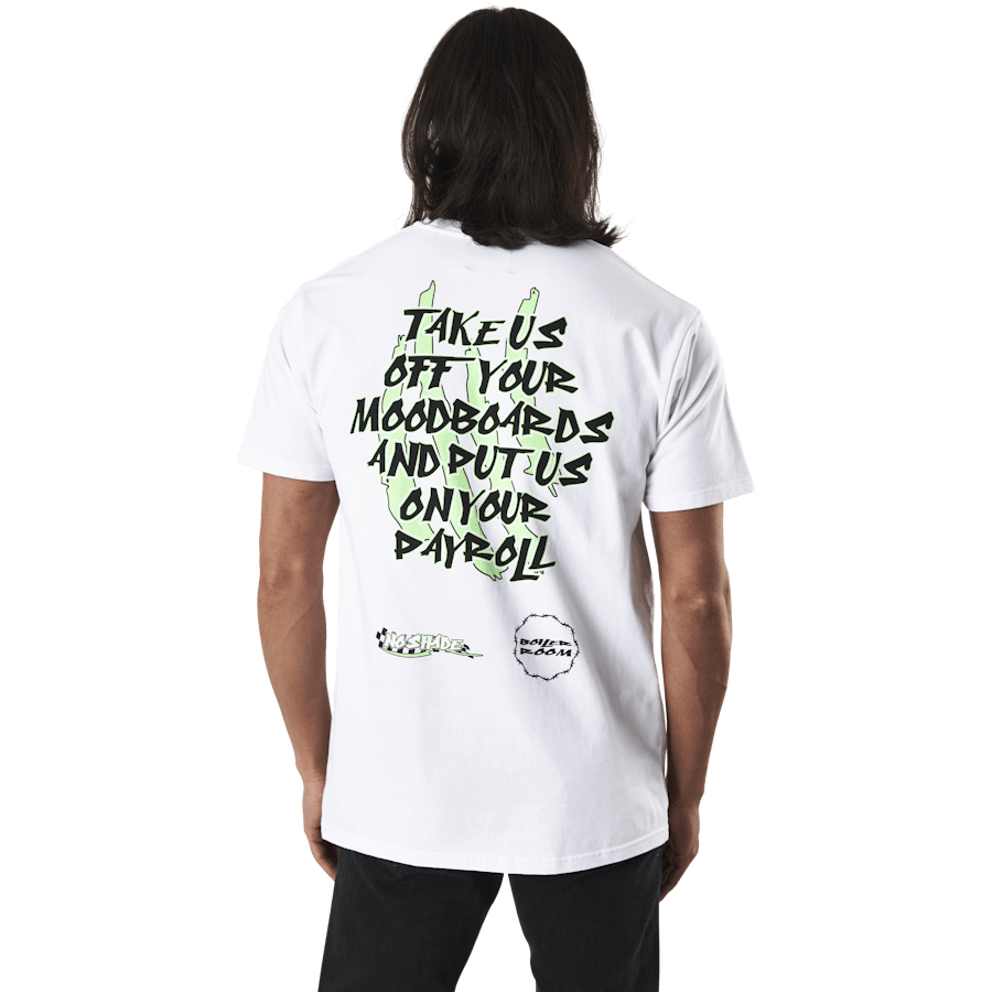T-shirt blanc de la collaboration No Shade