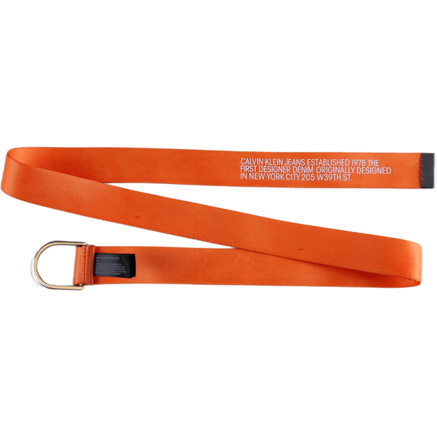Cintura con logo arancione