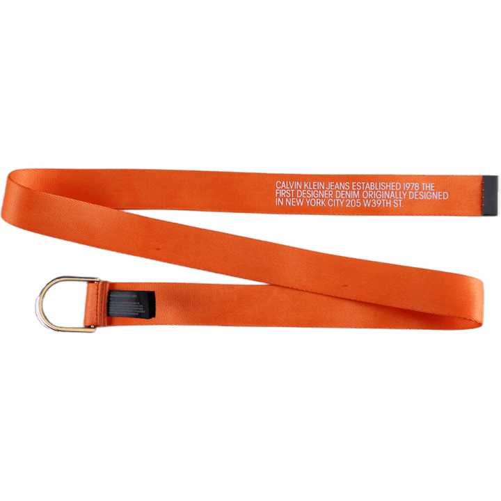 Cintura con logo arancione