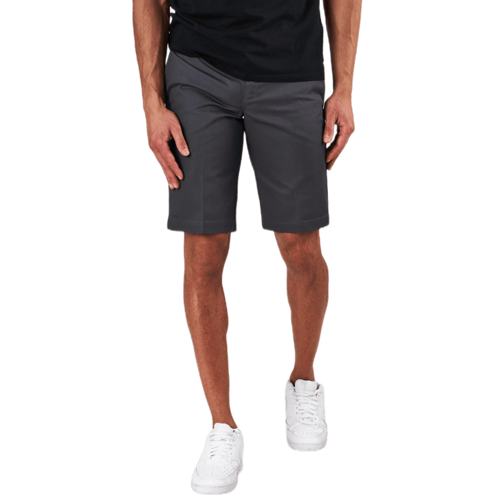 11 Ploni tiesūs darbiniai šortai pilkos spalvos