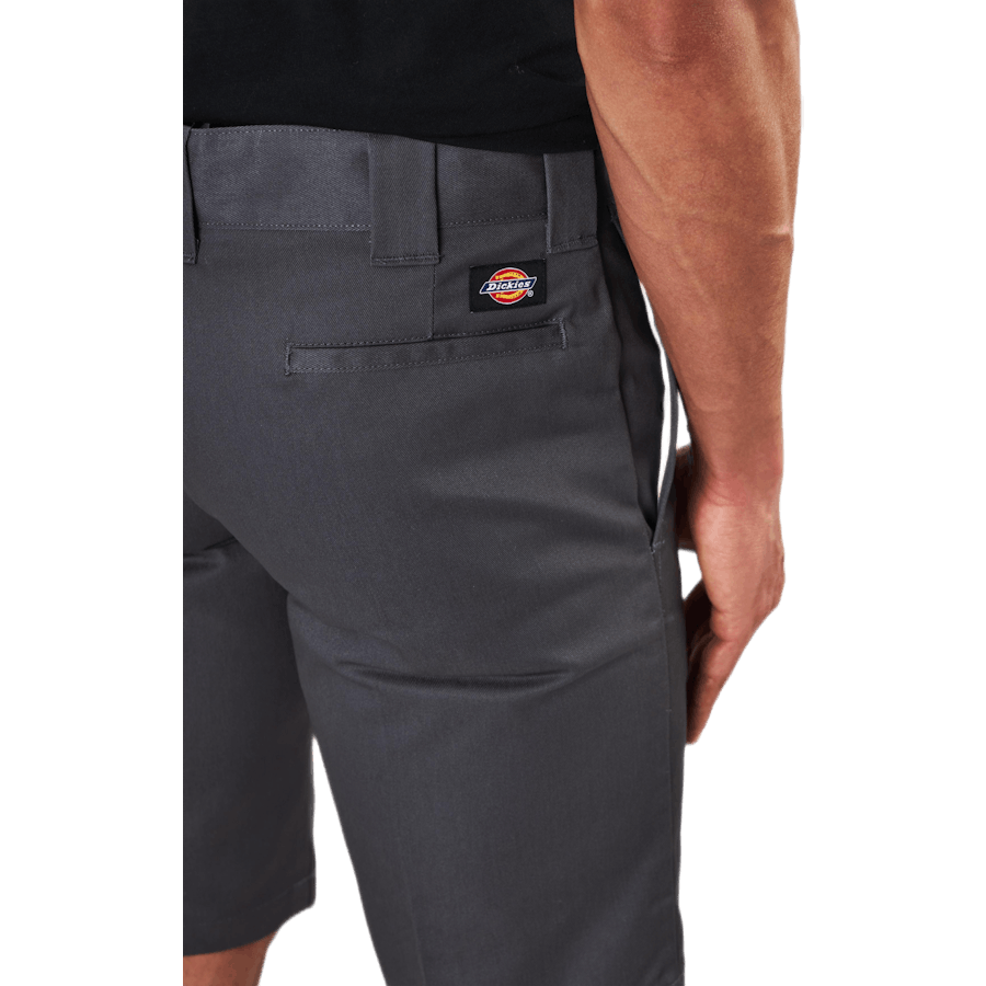 11 Ploni tiesūs darbiniai šortai pilkos spalvos