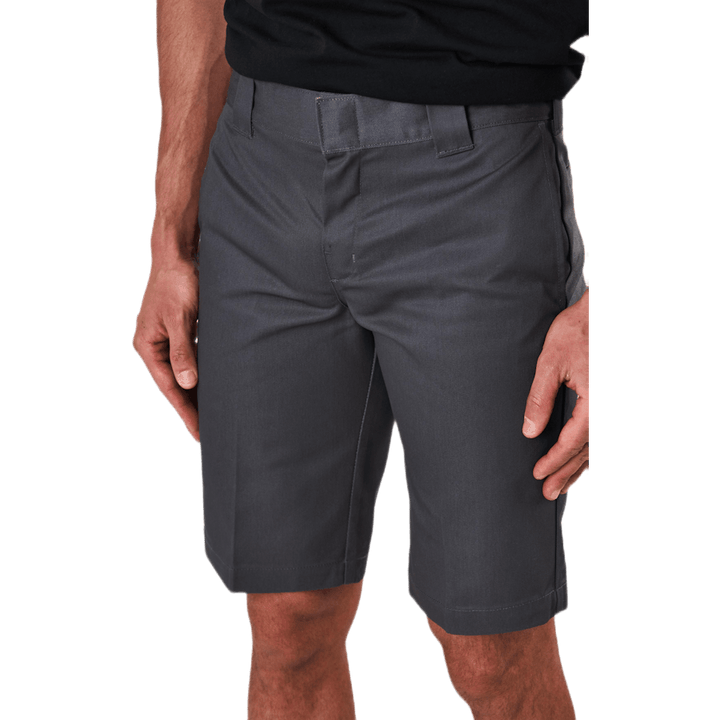 11 Ploni tiesūs darbiniai šortai pilkos spalvos