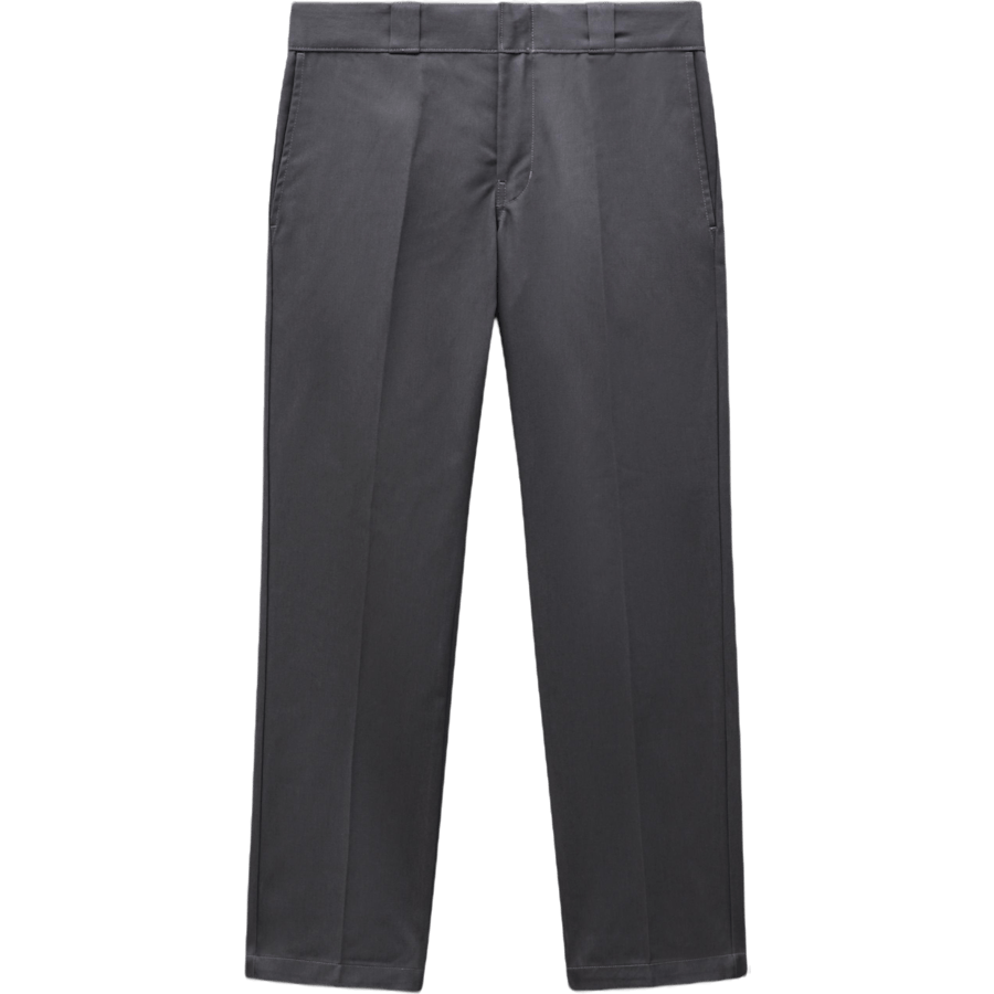 873 Pantaloni da lavoro dritti slim grigio