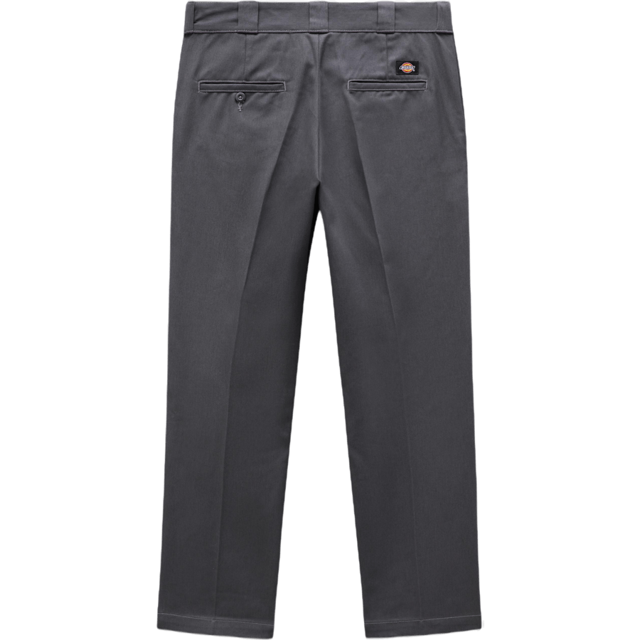 873 Pantaloni da lavoro dritti slim grigio
