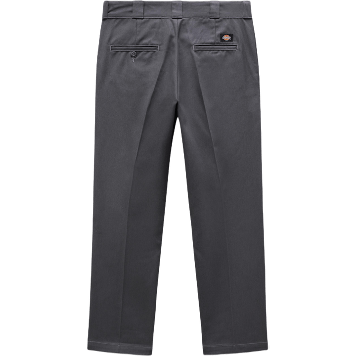 873 Pantaloni da lavoro dritti slim grigio