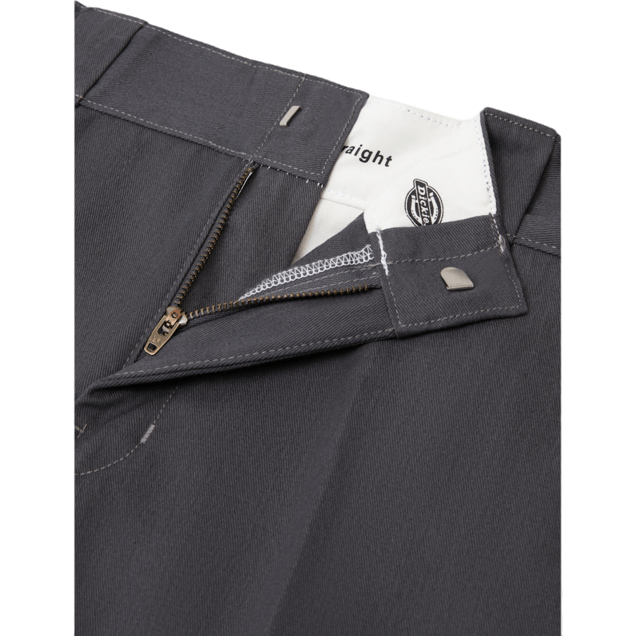 873 Pantaloni da lavoro dritti slim grigio