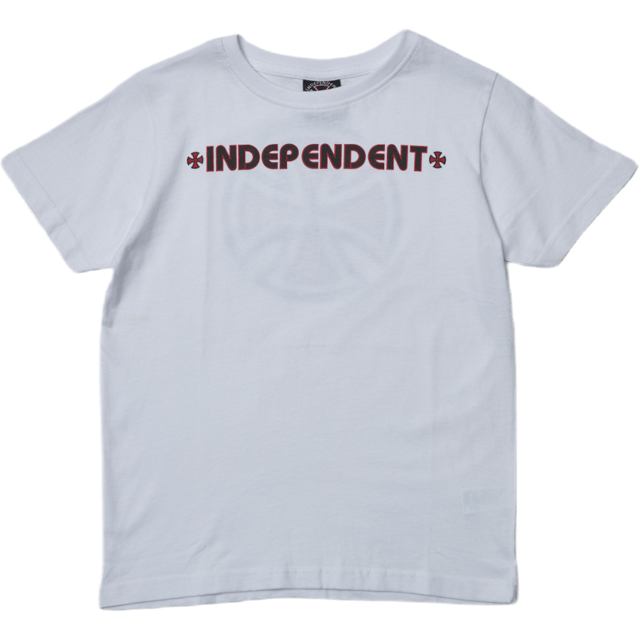 Sweat à capuche zippé Bar Cross blanc