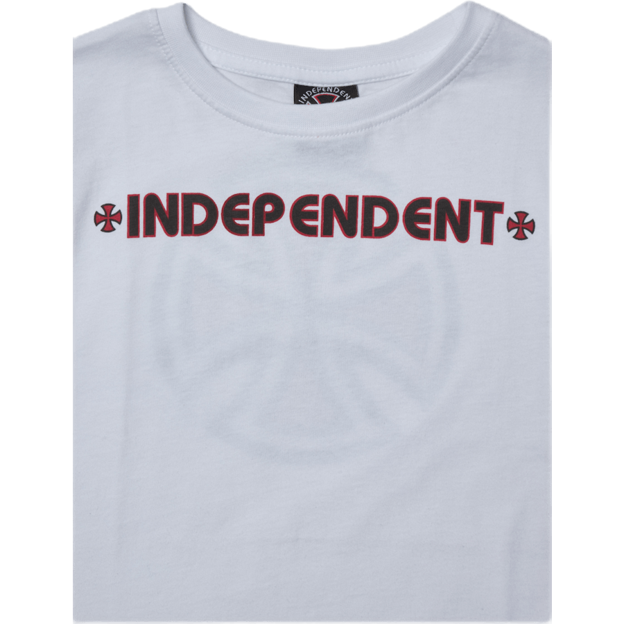 Sweat à capuche zippé Bar Cross blanc