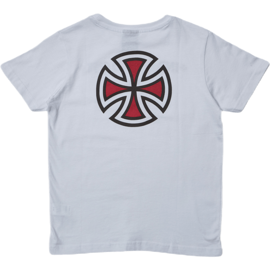 Sweat à capuche zippé Bar Cross blanc