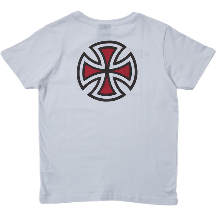 Sweat à capuche zippé Bar Cross blanc