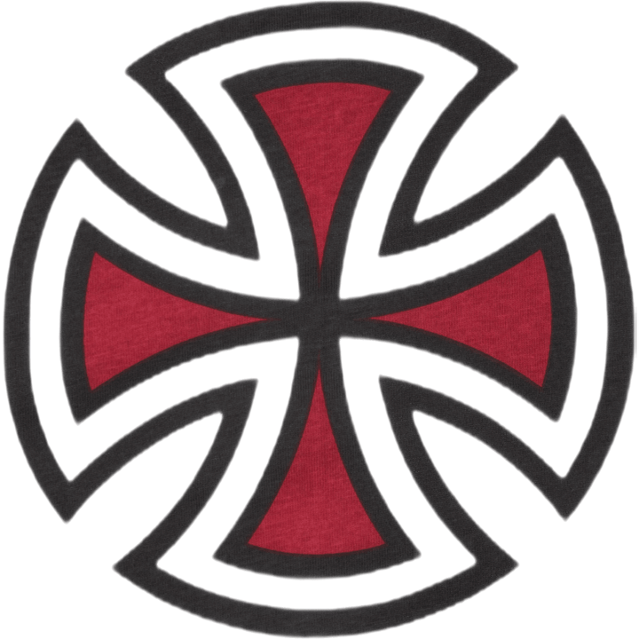 Sweat à capuche zippé Bar Cross blanc