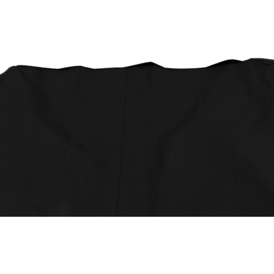 Parka in misto nylon nero