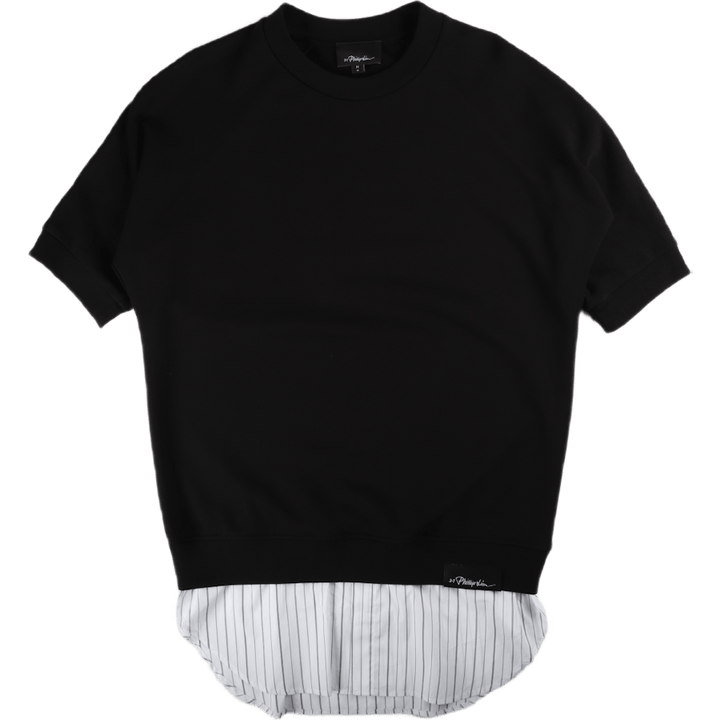 Popeline Tail Sweatshirt Schwarz
