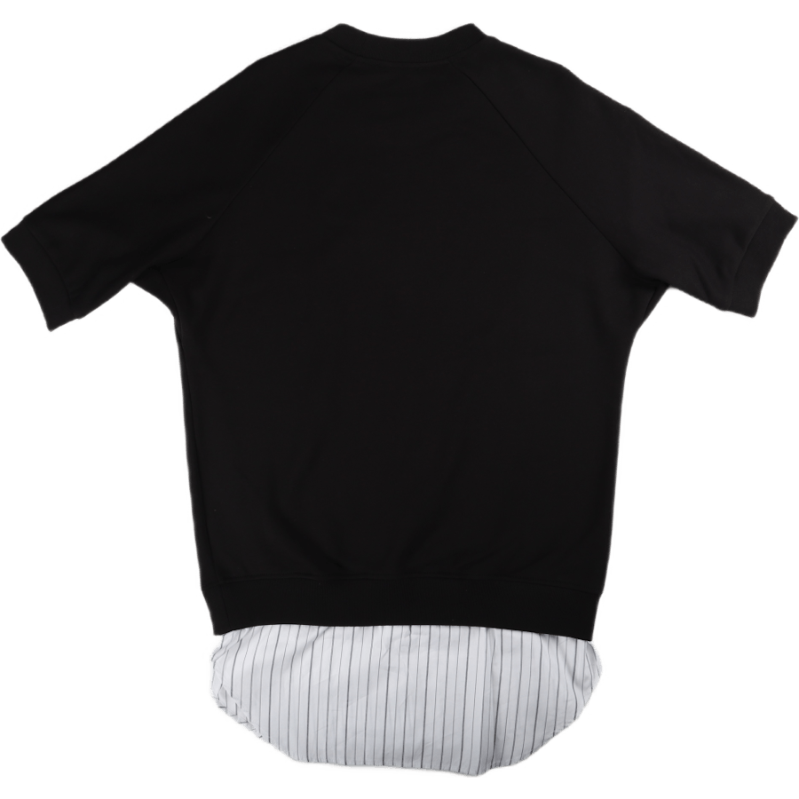 Popeline Tail Sweatshirt Schwarz