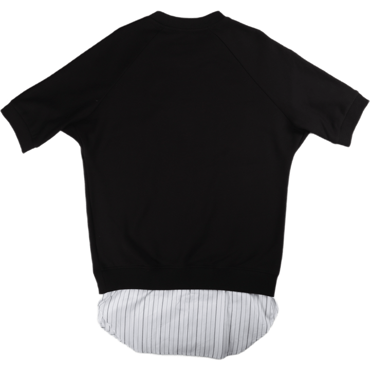 Popeline Tail Sweatshirt Schwarz