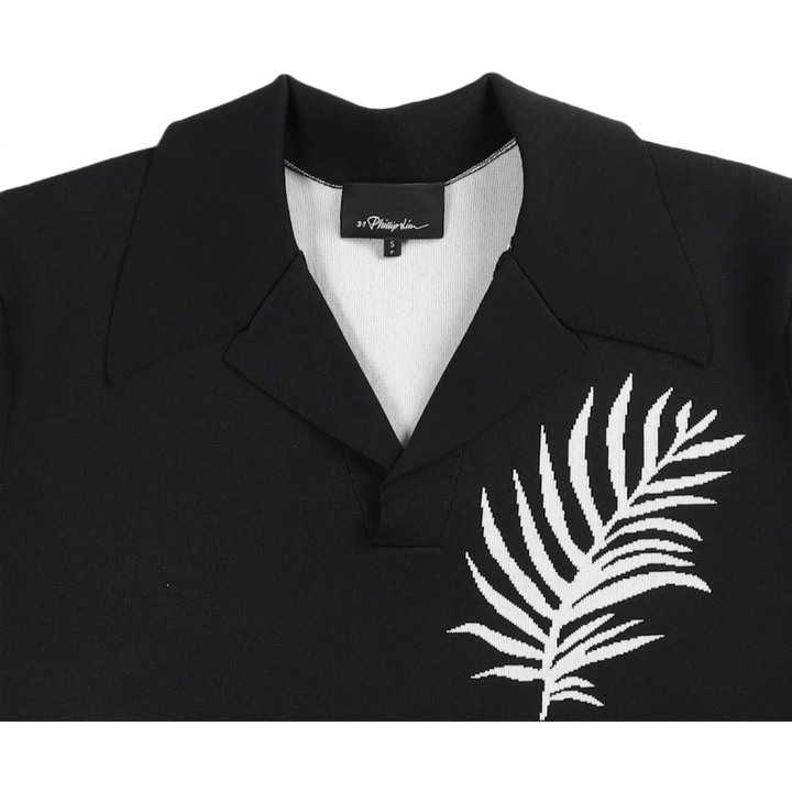 Camisola pólo Palm Tree Preto