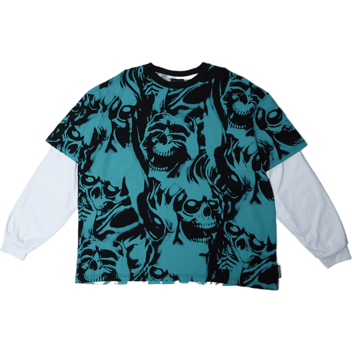 Lol Now Cry Later Doppel-T-Shi Blau