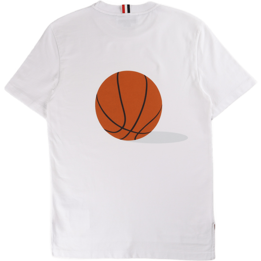 Relaxed Fit Kurzarm-Tee Weiß