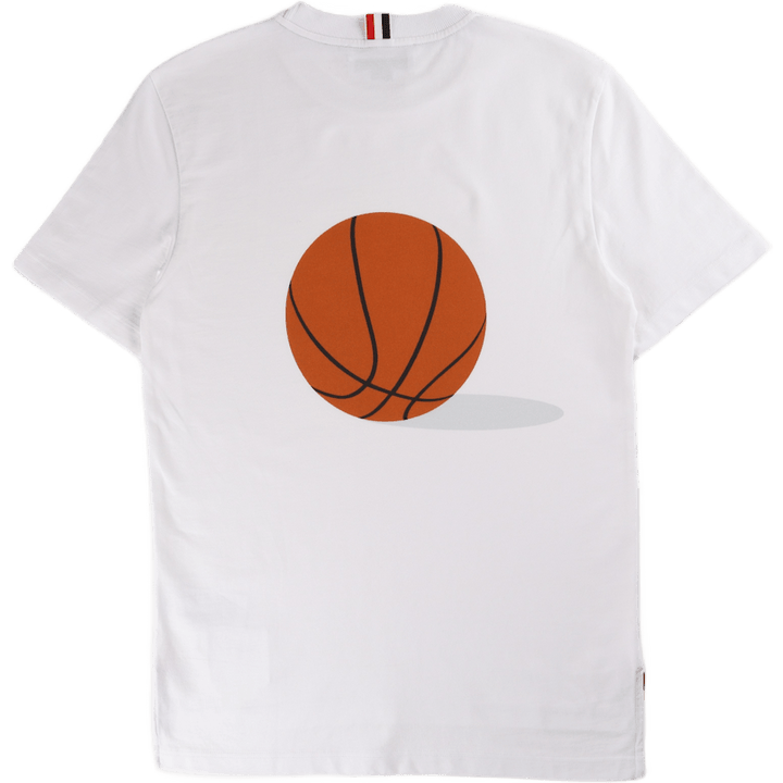 Relaxed Fit Kurzarm-Tee Weiß