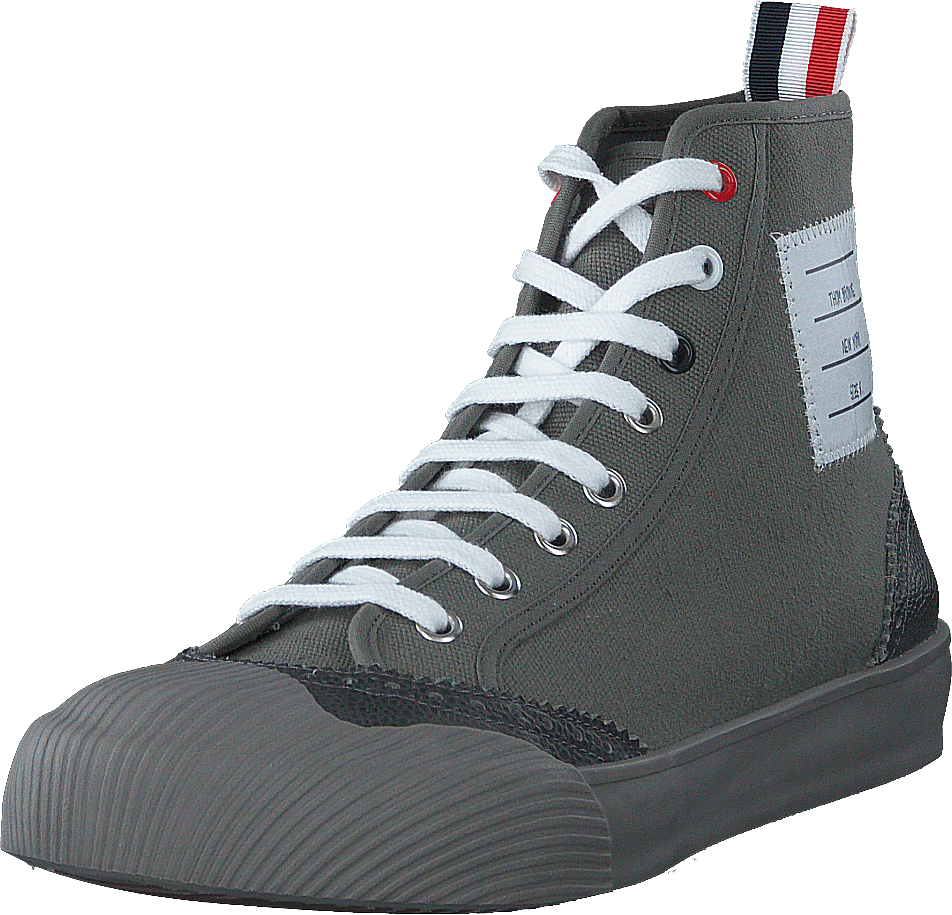 Hochwertiger Brogued-Trainer Grau