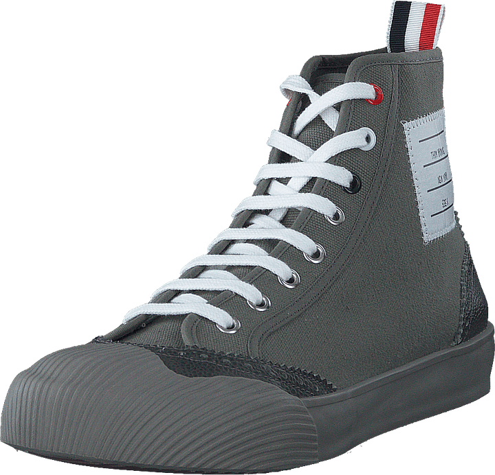 Hochwertiger Brogued-Trainer Grau