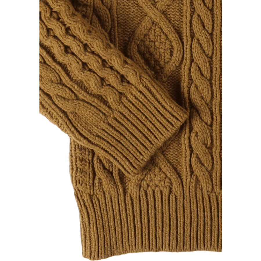 Kabelstrick Crew Grün