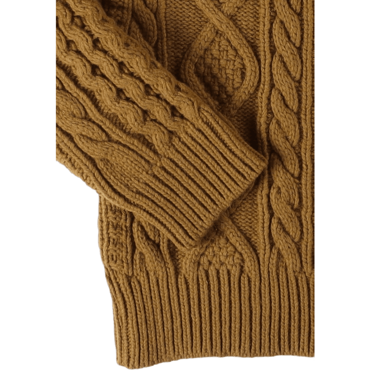 Kabelstrick Crew Grün