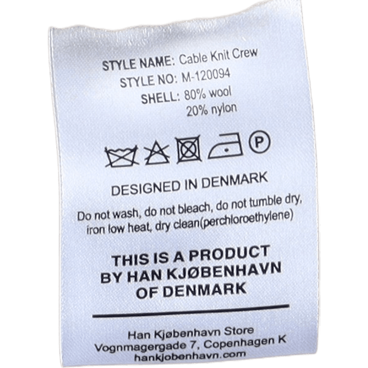 Kabelstrick Crew Grün