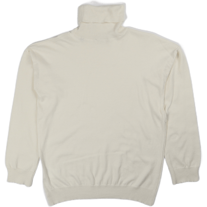 Rollkragenpullover Weiß