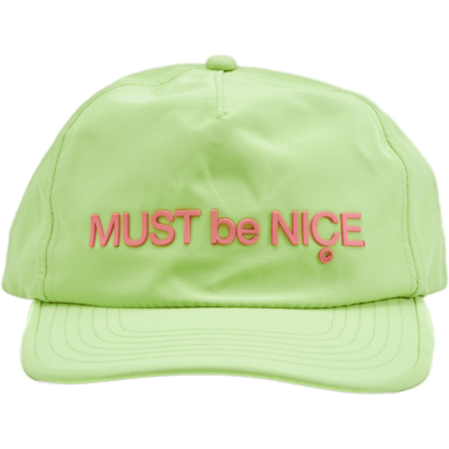 Blur Nylon 5 Panel Snapback Yellow