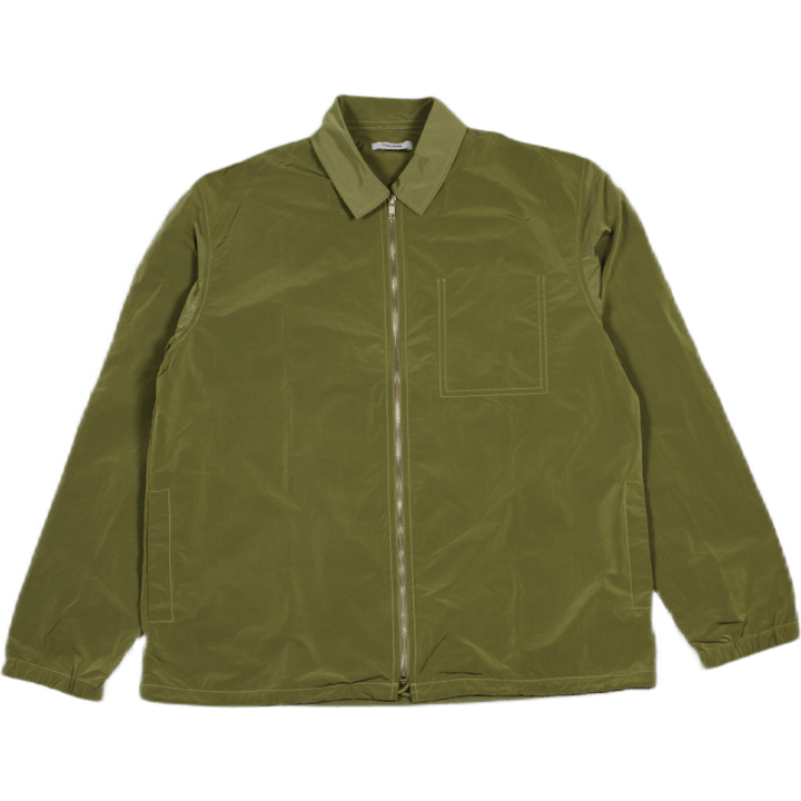 Blouson con zip verde tecnico