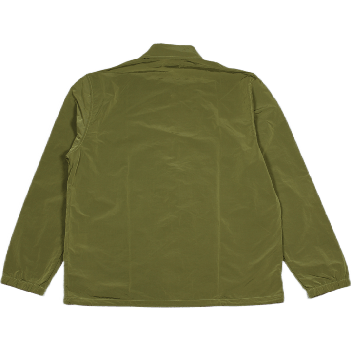 Blouson con zip verde tecnico