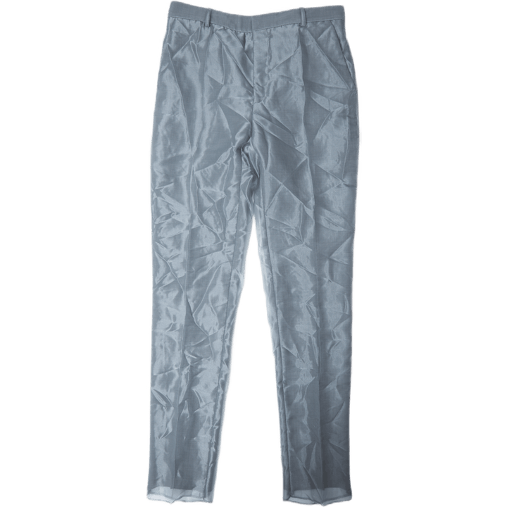 Maßgeschneiderte Organza-Hose Grau