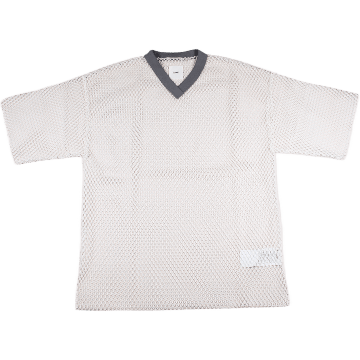 Camicia con scollo a V illusion White