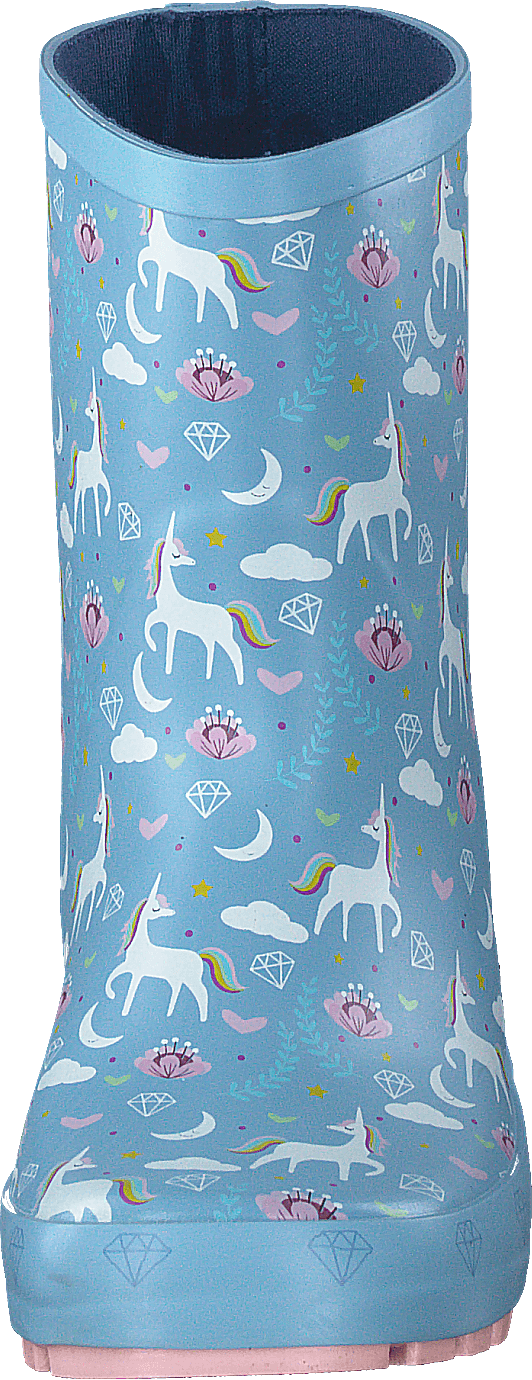 Licorne Bleu/multicolore