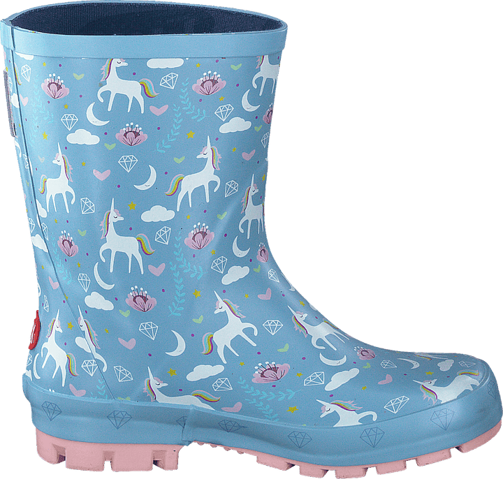 Licorne Bleu/multicolore