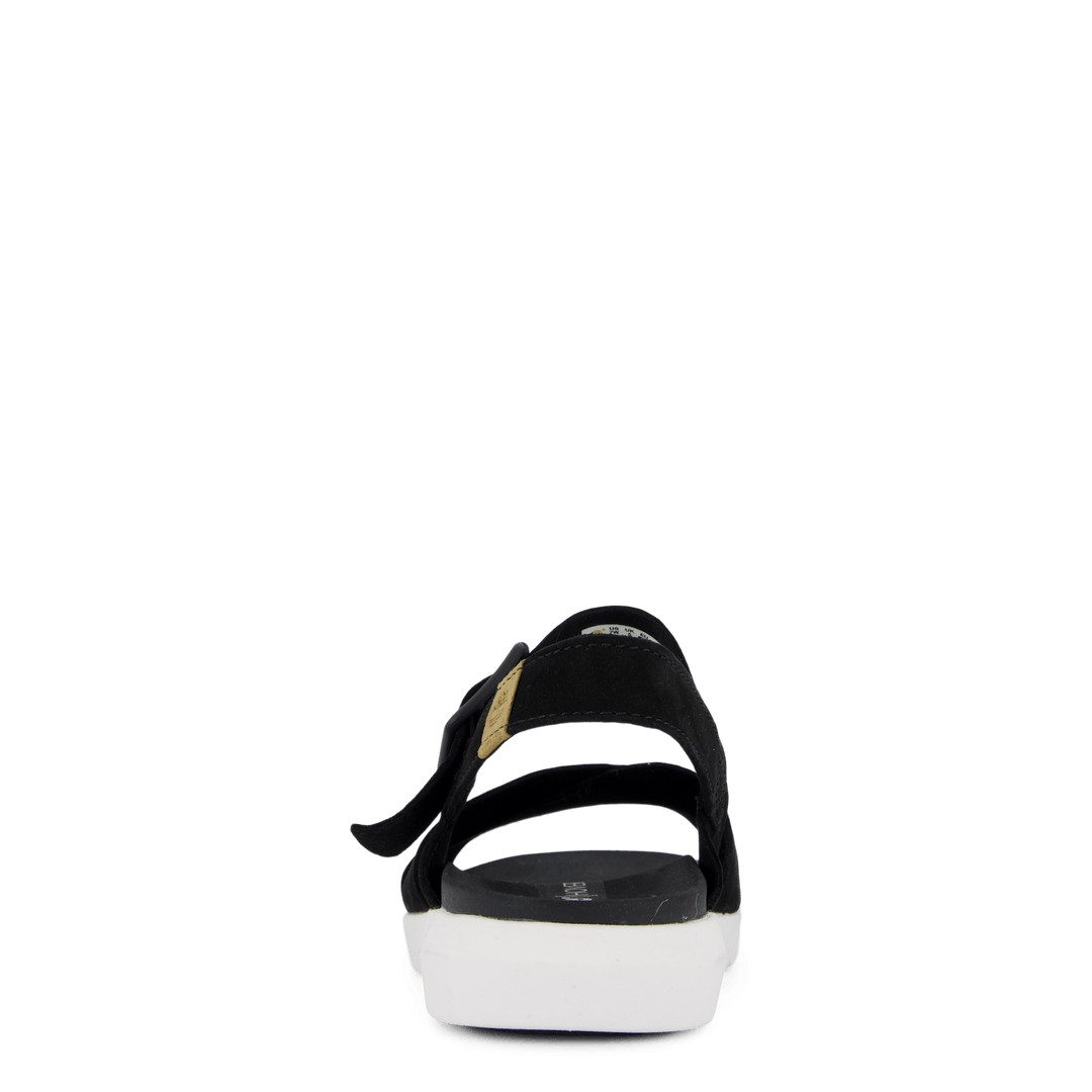 Sandale Wilesport en cuir nubuck noir