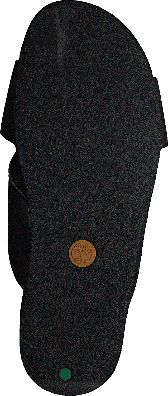 Seatonbay Crossstrapslide Schwarzes Leder