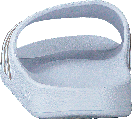 Claquettes Adilette Aqua Blanc nuage / Platine métallisé / Blanc nuage