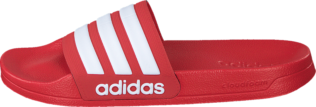 Adilette Shower Scarlet/ftwr Blanc/écarlate