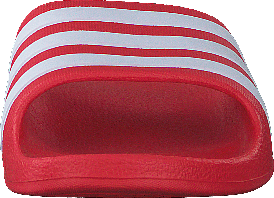 Claquettes Adilette Aqua pour enfants, rouge vif / blanc nuage / rouge vif