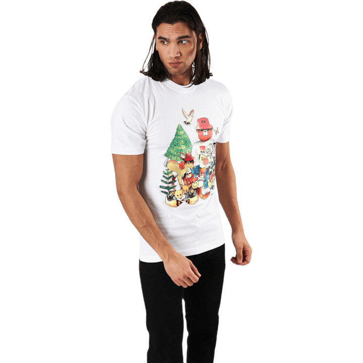 T-shirt Smiley Friends blanc