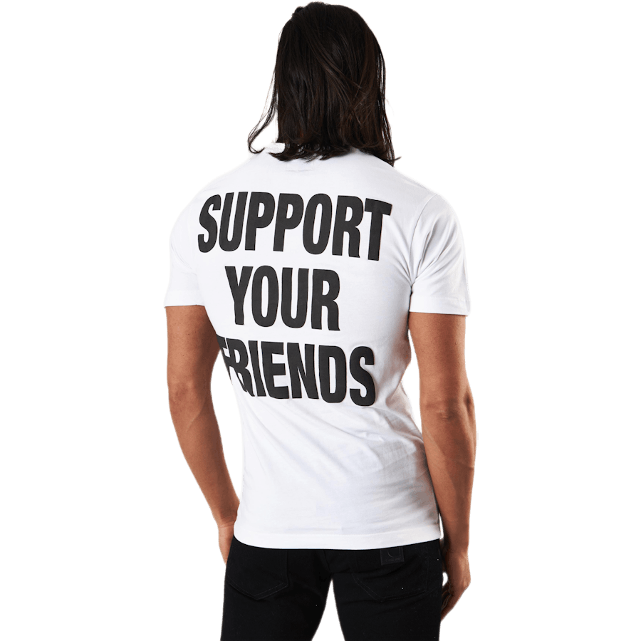 T-shirt Smiley Friends blanc