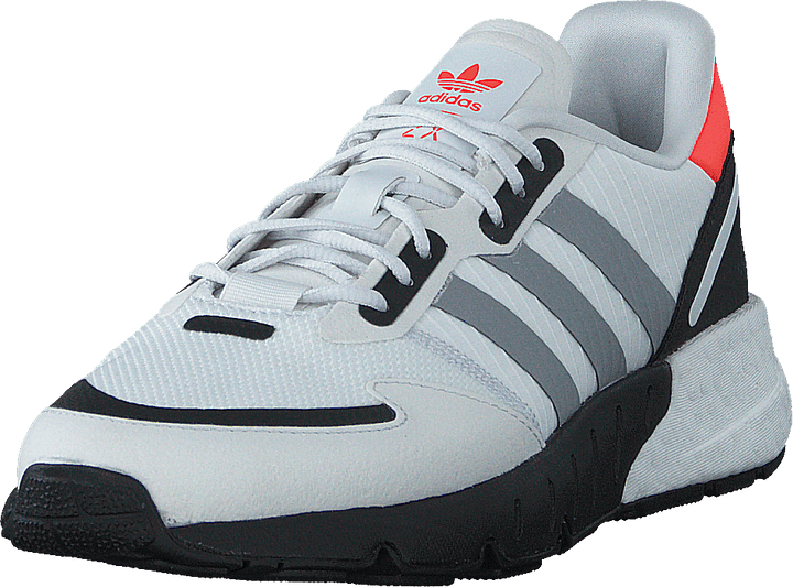 Zx 1K Boost J kristalno bela / srebrna kovinska / jedrna črna