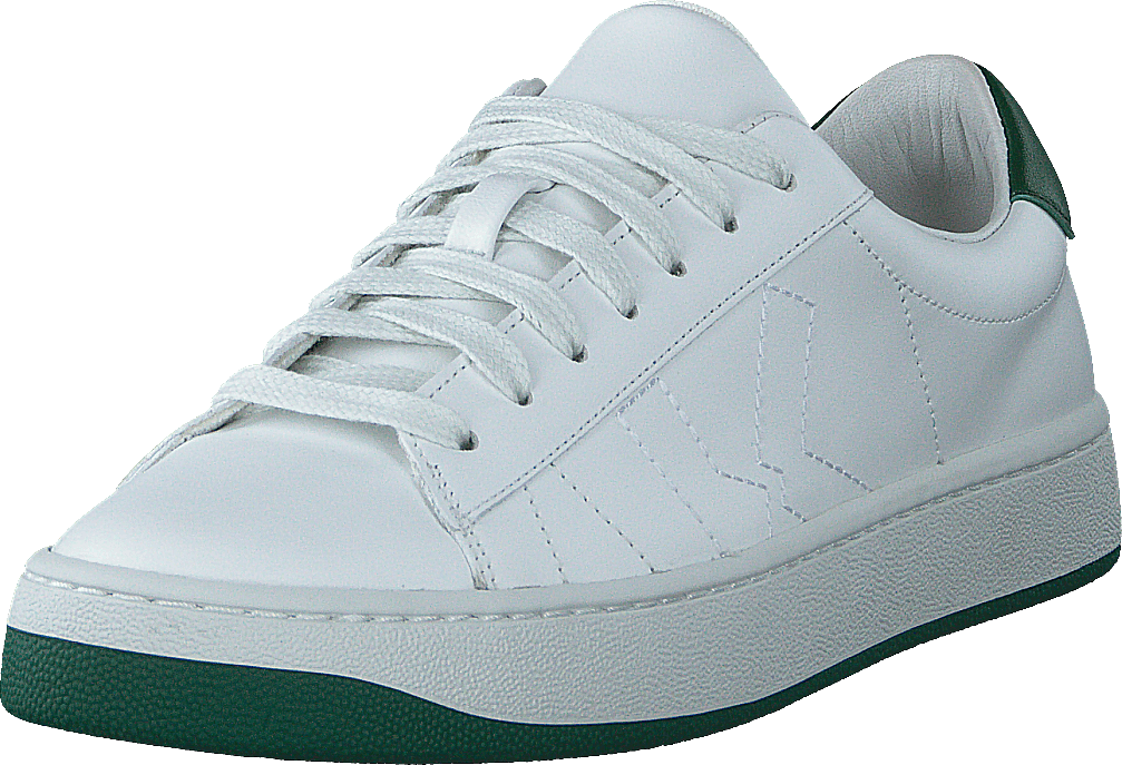 K-Logo Lace Up Sneaker Flaschengrün