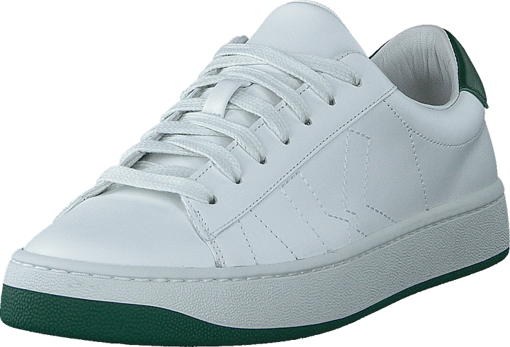 K-Logo Lace Up Sneaker Flaschengrün